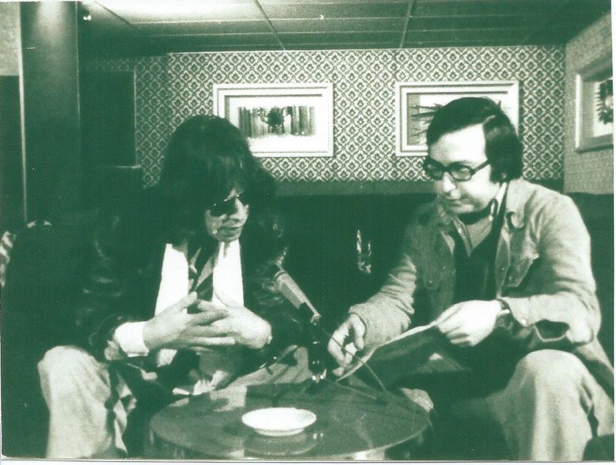 José Ramón Pardo y Mick Jagger